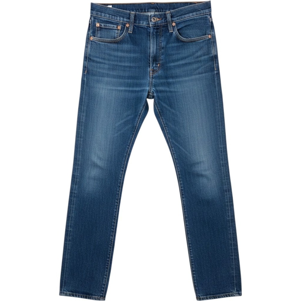 Levi's 502 Taper Fit Mens Jeans 34x32 Blue Denim 29507-1168